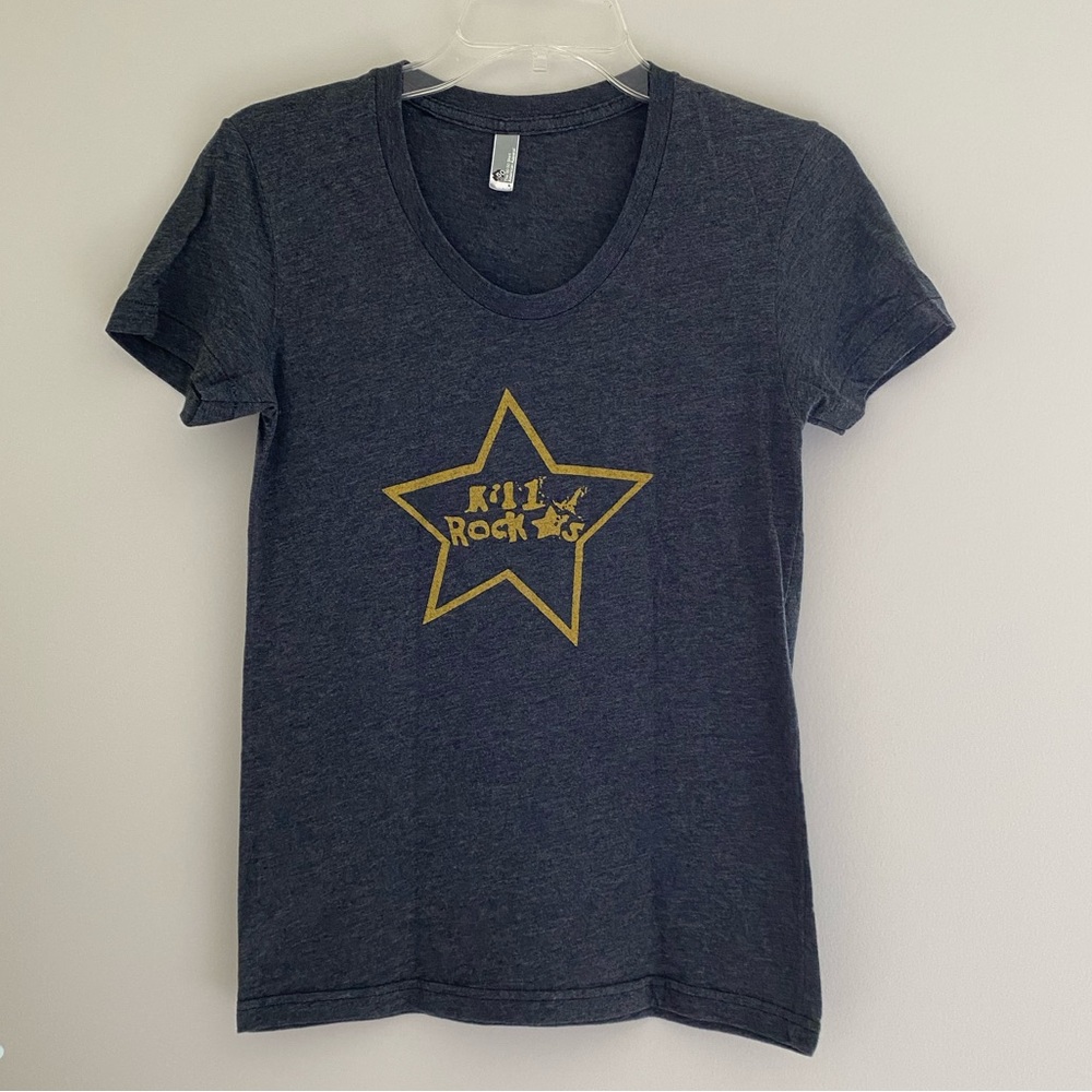 Kill Rock Stars Logo American Apparel T-Shirt, Size Ladies Large